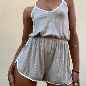 Gray Romper